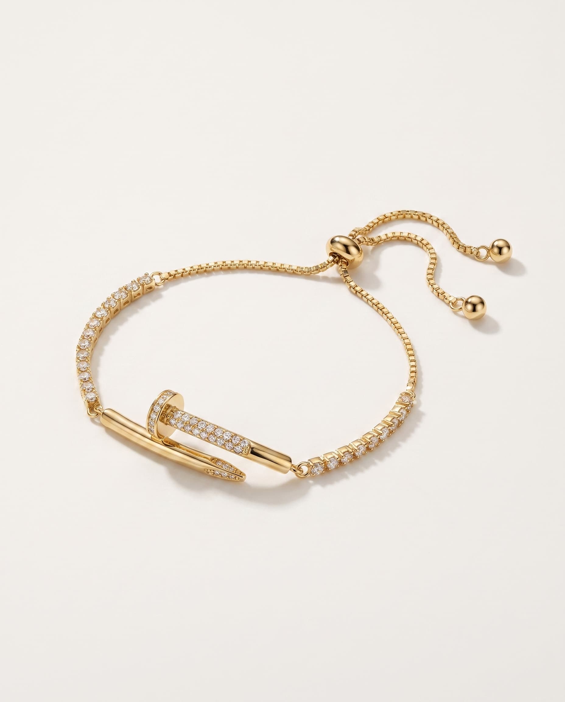 Pulseira Prego Delicaté Dourada, foto 1